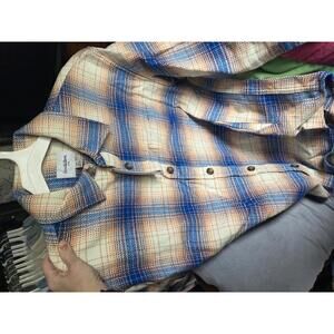 Goodfellow & Co Men's Heavyweight Standard Fit Flannel Shirt, Medium